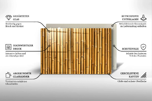 Osłona na płytę indukcyjną Natura boho bambus