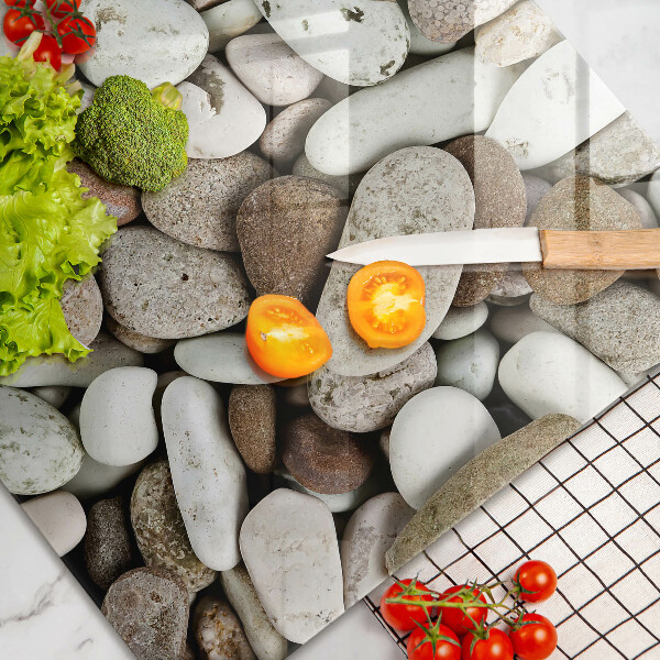 Osłona na płytę indukcyjną Tło małe kamienie