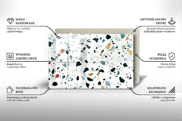 Osłona płyty indukcyjnej Jasny kamień gres