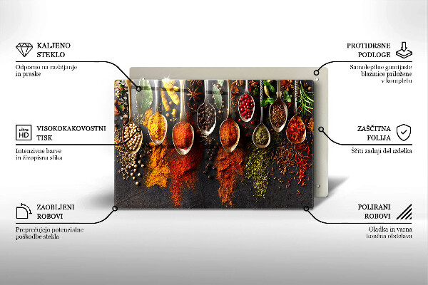 Płyta ochronna na indukcję Łyżki z przyprawami
