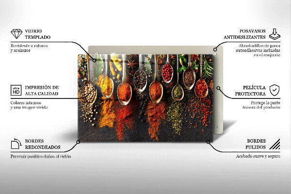 Płyta ochronna na indukcję Łyżki z przyprawami