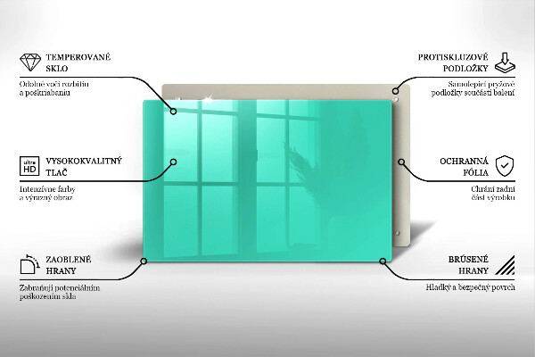Osłona płyty indukcyjnej Kolor zielony