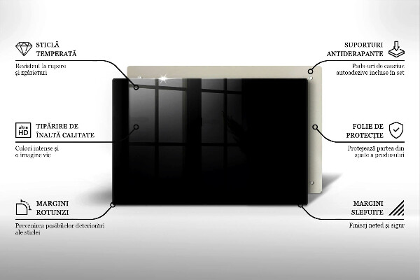Osłona płyty indukcyjnej Kolor czarny