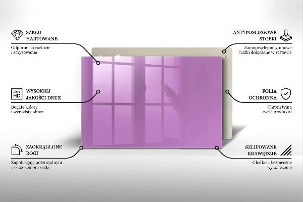 Osłona płyty indukcyjnej Kolor fioletowy