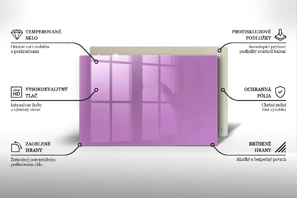 Osłona płyty indukcyjnej Kolor fioletowy