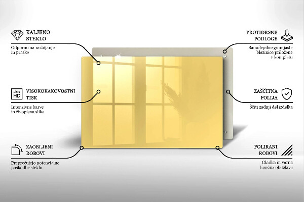 Osłona płyty indukcyjnej Kolor żółty