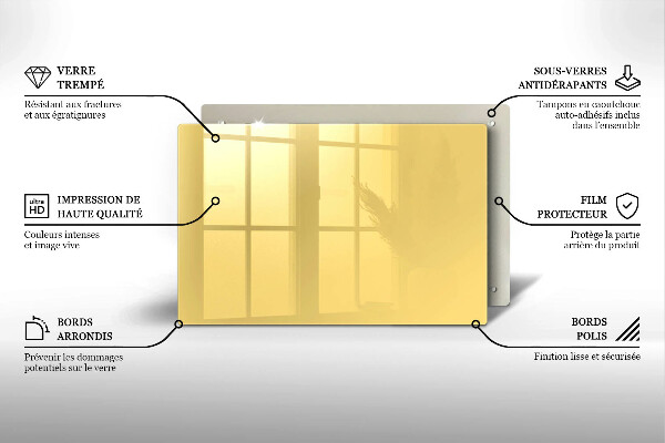 Osłona płyty indukcyjnej Kolor żółty