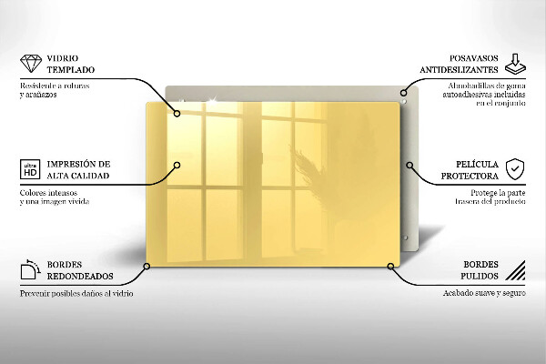 Osłona płyty indukcyjnej Kolor żółty