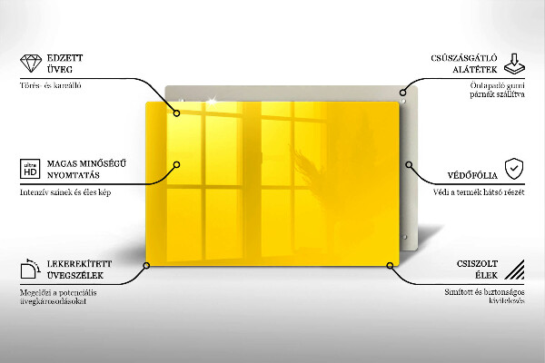 Osłona płyty indukcyjnej Kolor żółty