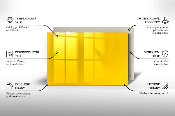 Osłona płyty indukcyjnej Kolor żółty