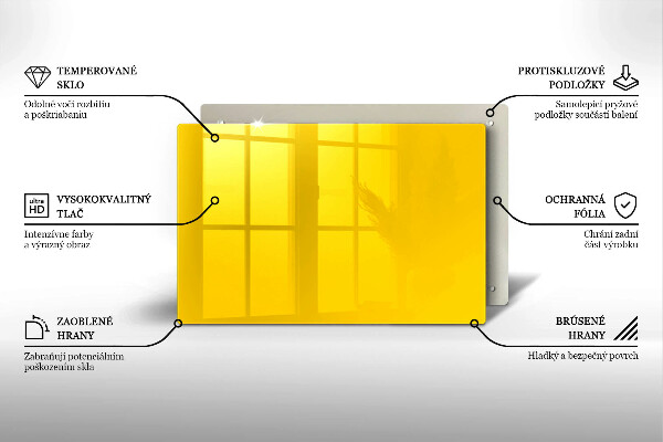 Osłona płyty indukcyjnej Kolor żółty