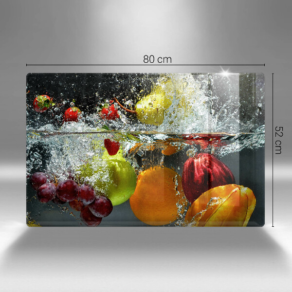 Osłona na płytę indukcyjną Soczyste owoce w wodzie