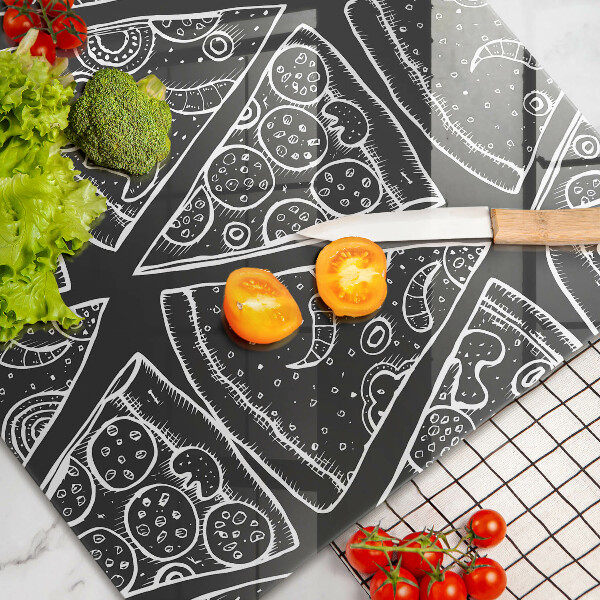 Osłona na płytę indukcyjną Ilustracja pizza