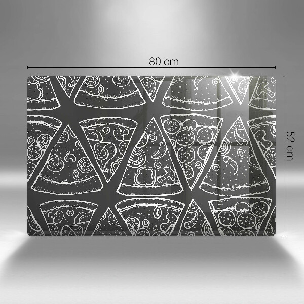 Osłona na płytę indukcyjną Ilustracja pizza