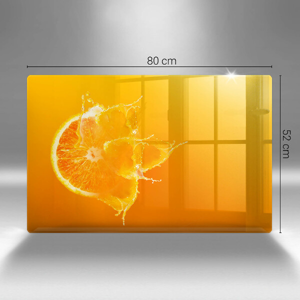 Osłona na płytę indukcyjną Soczysty owoc pomarańcza