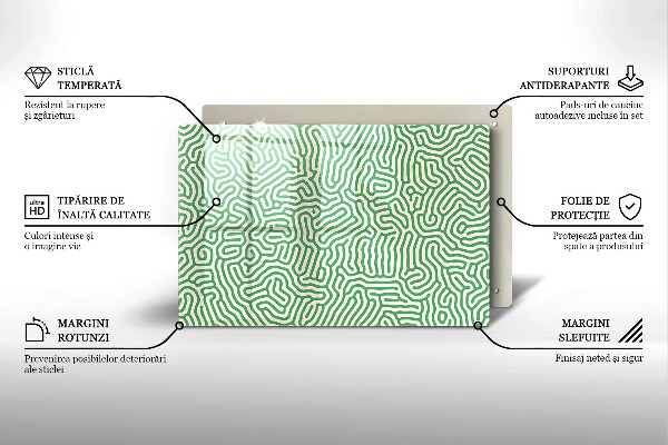 Osłona na płytę indukcyjną Abstrakcja linie