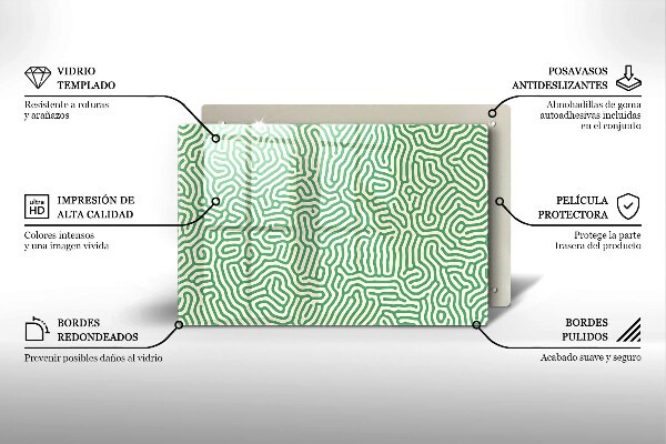 Osłona na płytę indukcyjną Abstrakcja linie
