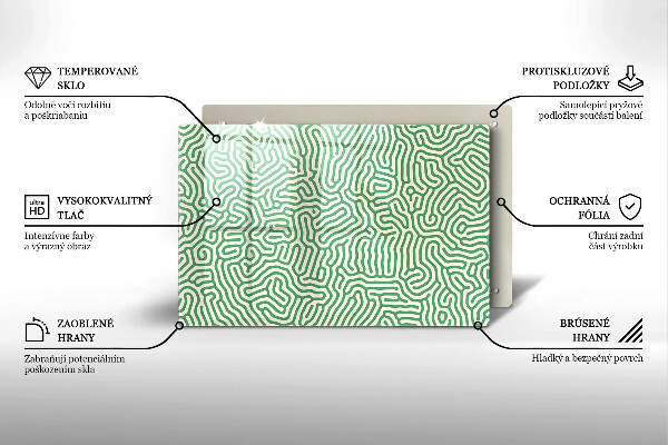 Osłona na płytę indukcyjną Abstrakcja linie
