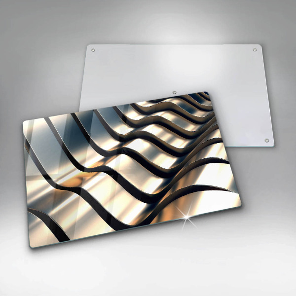 Osłona na płytę indukcyjną Metalowe kształty 3D