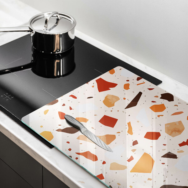 Osłona płyty indukcyjnej Dekoracyjny gres kamień