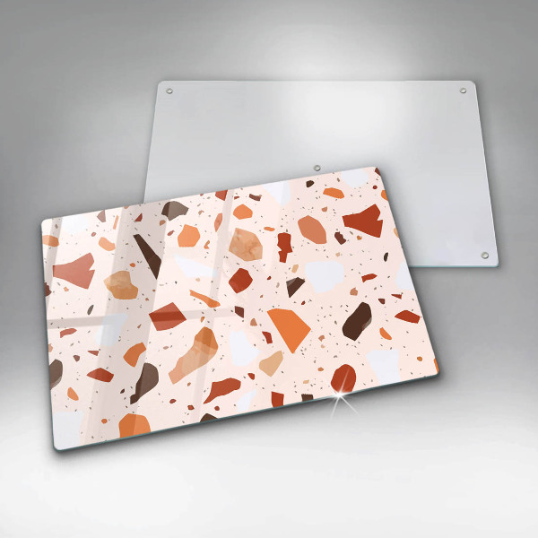 Osłona płyty indukcyjnej Dekoracyjny gres kamień