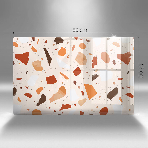 Osłona płyty indukcyjnej Dekoracyjny gres kamień