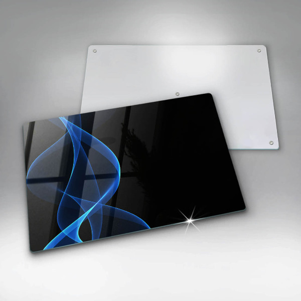 Osłona na płytę indukcyjną Niebieskie linie dymu