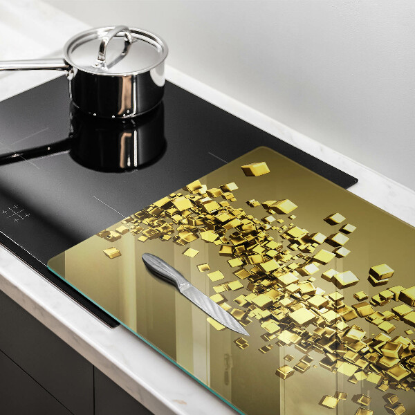 Osłona na płytę indukcyjną Abstrakcja geometria 3D