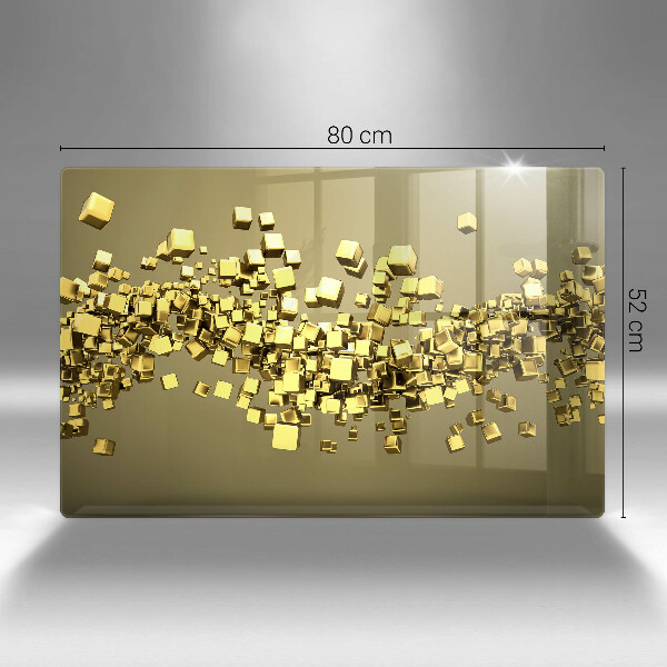 Osłona na płytę indukcyjną Abstrakcja geometria 3D