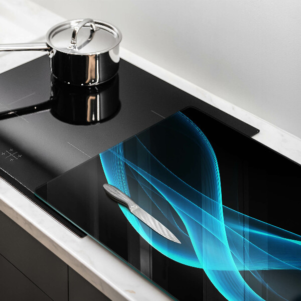 Osłona na płytę indukcyjną Niebieska abstrakcja