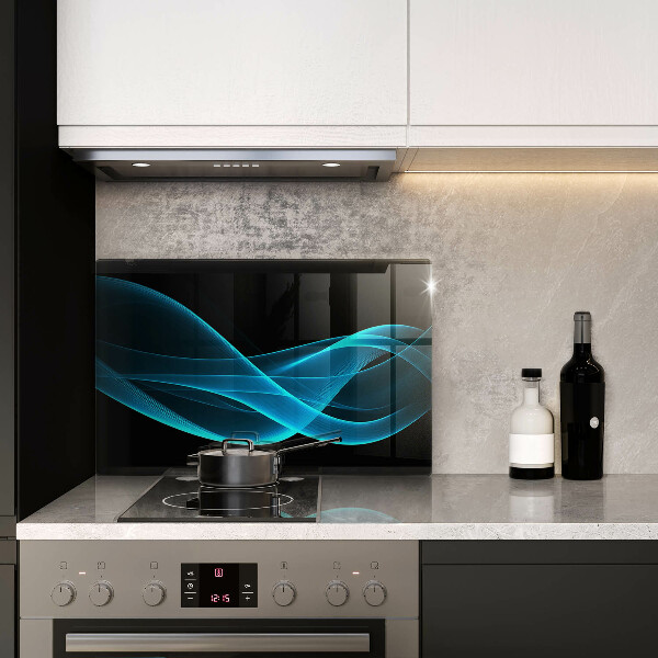 Osłona na płytę indukcyjną Niebieska abstrakcja