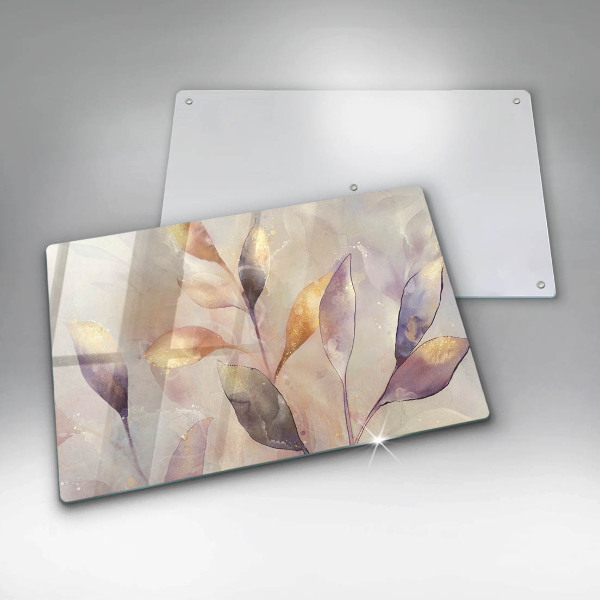 Osłona na płytę indukcyjną Malowane boho liście