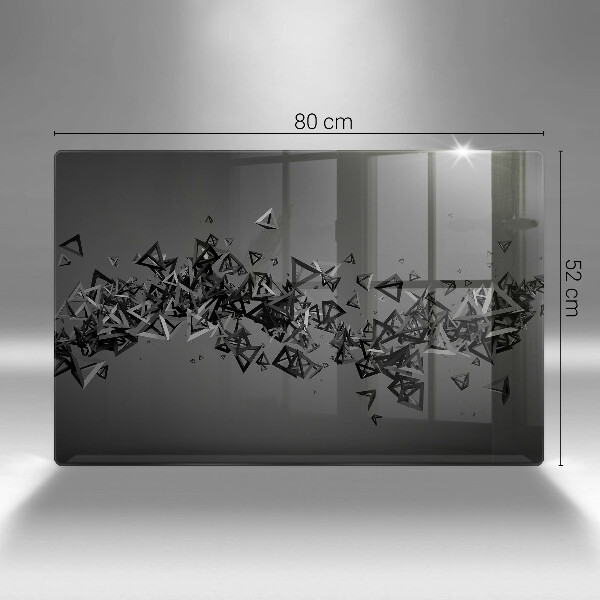 Osłona na płytę indukcyjną Abstrakcja kształty 3D