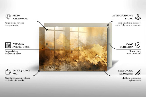Osłona płyty indukcyjnej Bogata tekstura