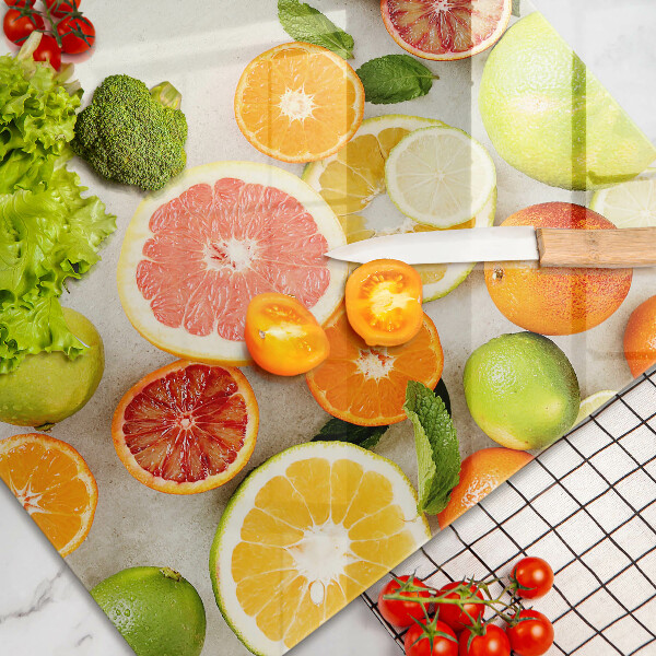 Osłona płyty indukcyjnej Owoce cytrusy