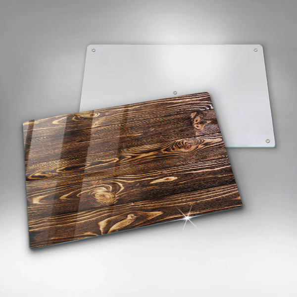 Osłona płyty indukcyjnej Tekstura drewno