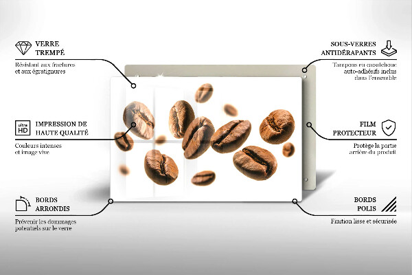 Osłona płyty indukcyjnej Ziarna kawy