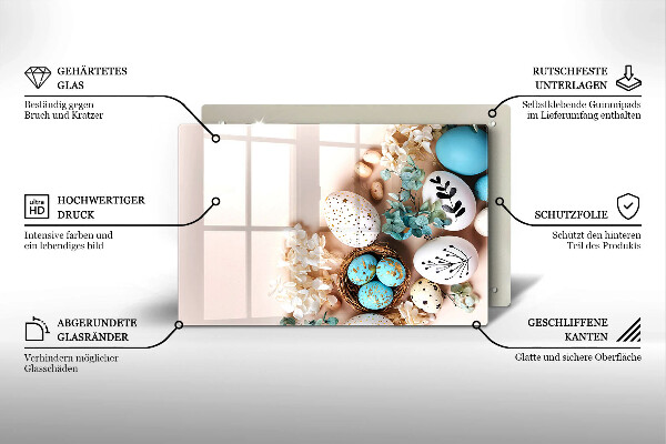 Osłona płyty indukcyjnej Ozdoby wielkanocne