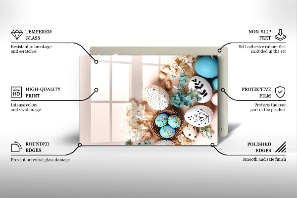 Osłona płyty indukcyjnej Ozdoby wielkanocne