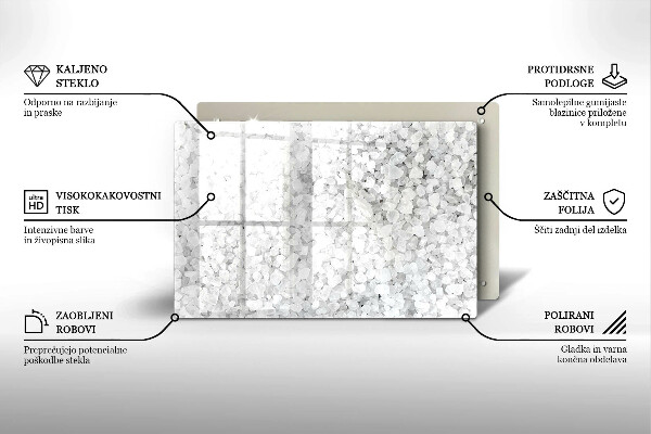 Osłona płyty indukcyjnej Kryształy soli