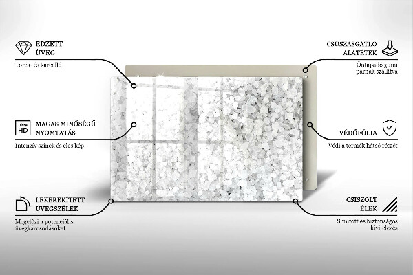 Osłona płyty indukcyjnej Kryształy soli