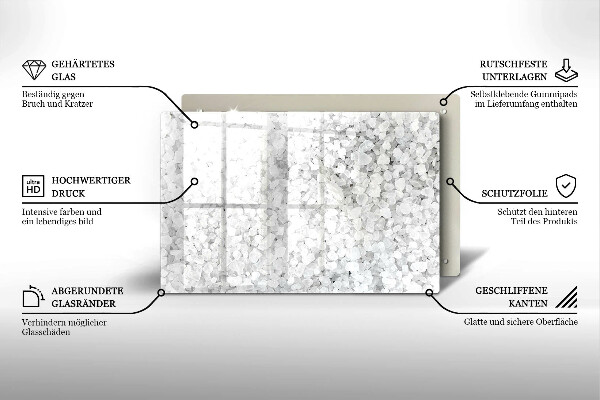 Osłona płyty indukcyjnej Kryształy soli