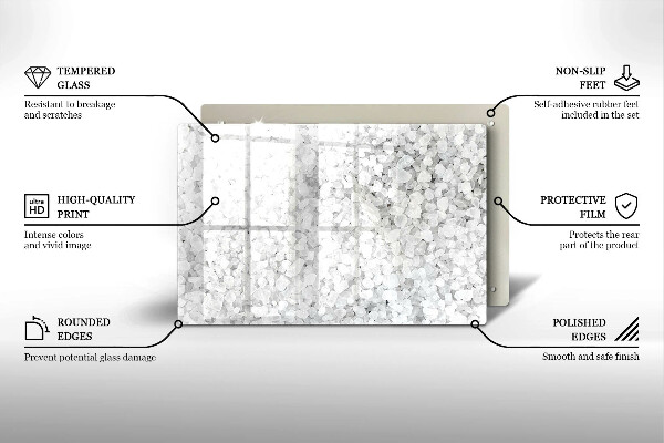 Osłona płyty indukcyjnej Kryształy soli