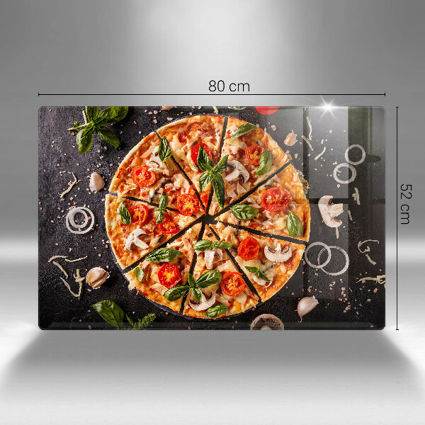 Osłona płyty indukcyjnej Pizza z pieczarkami