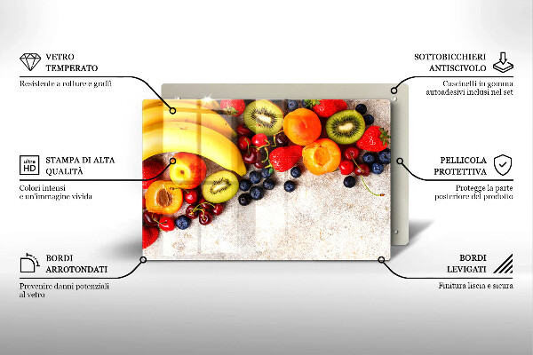 Osłona płyty indukcyjnej Wakacyjne owoce