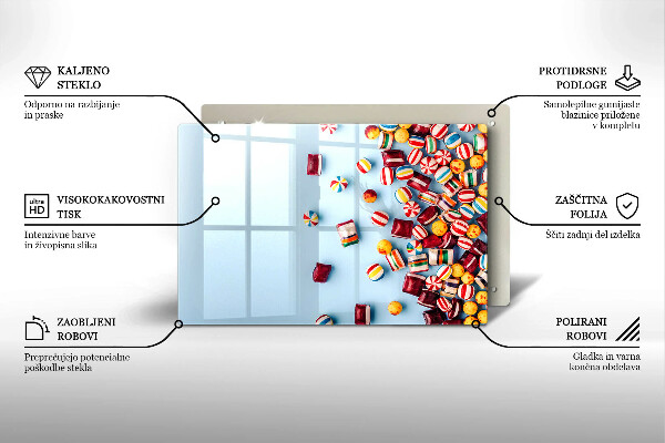 Osłona płyty indukcyjnej Kolorowe cukierki