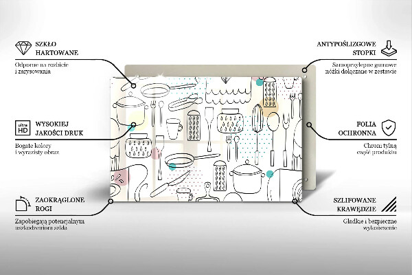 Osłona płyty indukcyjnej Akcesoria kuchenne