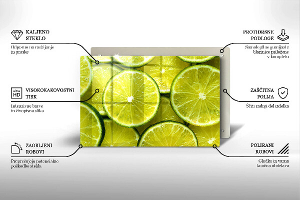 Osłona płyty indukcyjnej Plasterki limonki