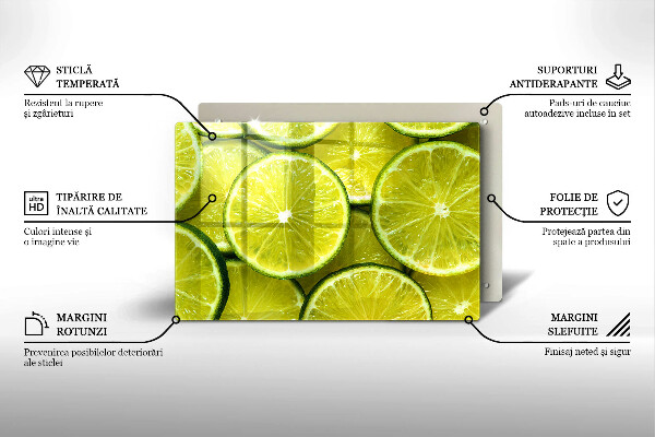 Osłona płyty indukcyjnej Plasterki limonki
