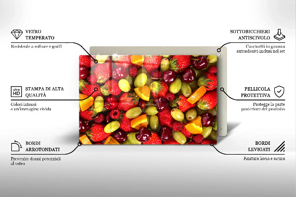 Osłona płyty indukcyjnej Letnie owoce